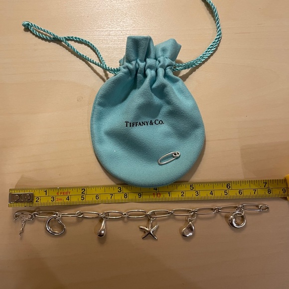 $950 Tiffany & Co Elsa Peretti Charm Bracelet - Picture 2 of 11